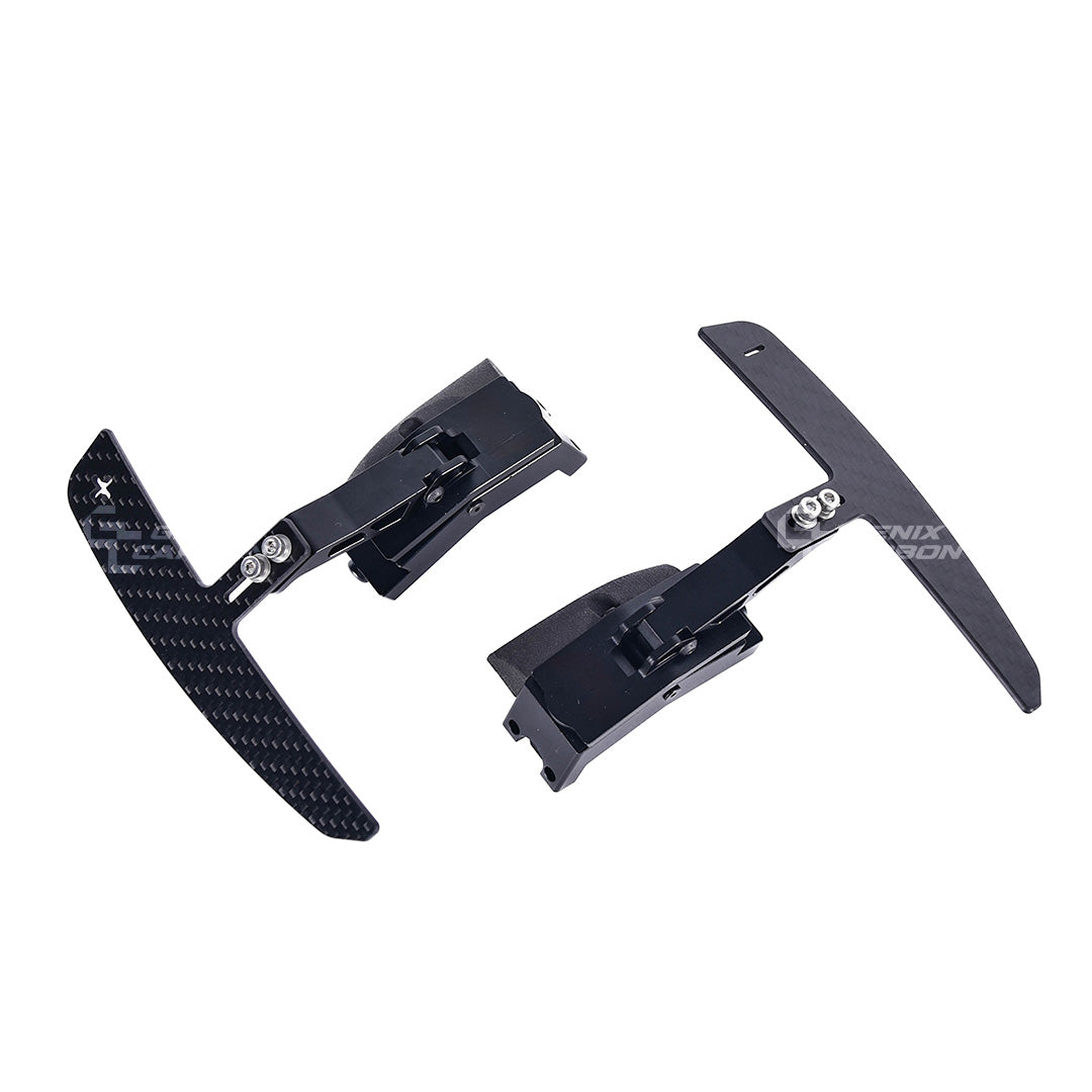 Magnetic Carbon Fiber Paddle Shifters for Porsche 991 Steering Version
