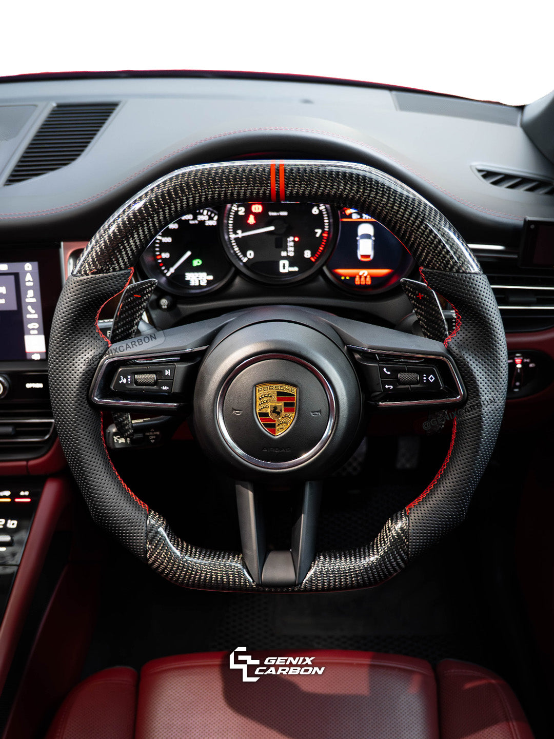 Porsche 911 (992) | Panamera (971) | Cayenne 2024+ | Taycan Custom Carbon Fiber Steering Wheel (Retrofittable to most Porsche 2010+)