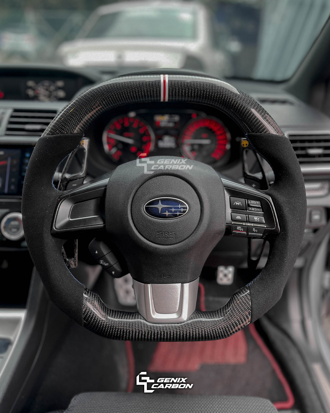 Subaru WRX 2015+ Carbon Fiber Steering Wheel