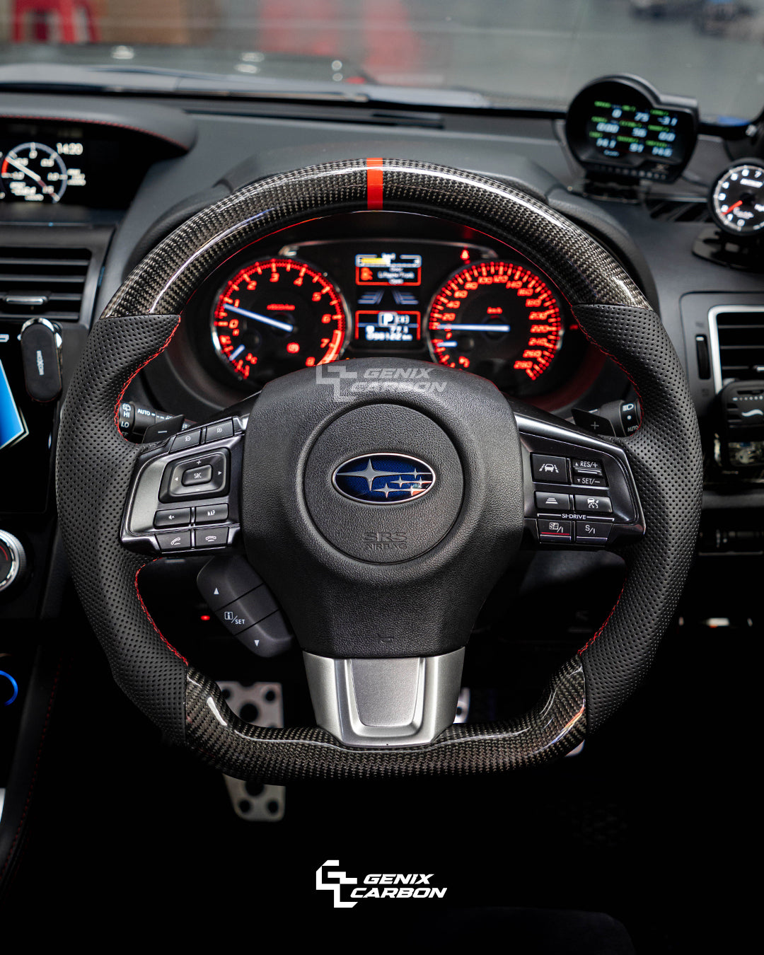 Subaru WRX 2015+ Carbon Fiber Steering Wheel