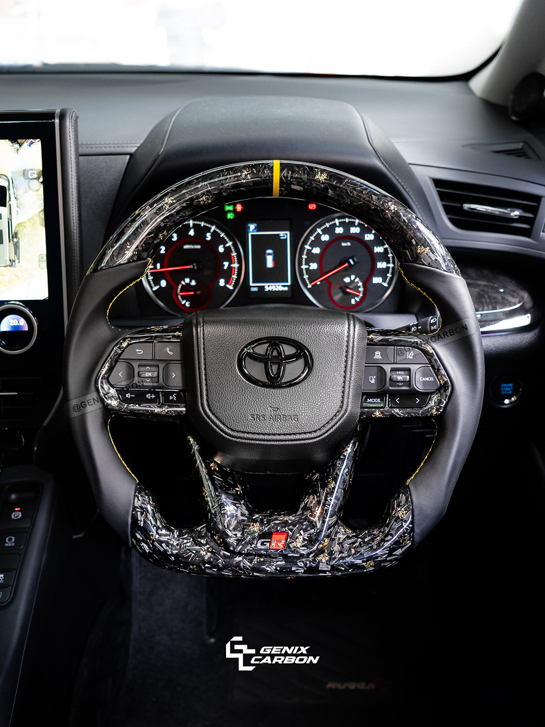 Toyota Landcruiser 2022+ Custom Carbon Fiber Steering Wheel (Retrofittable for most Toyota models)