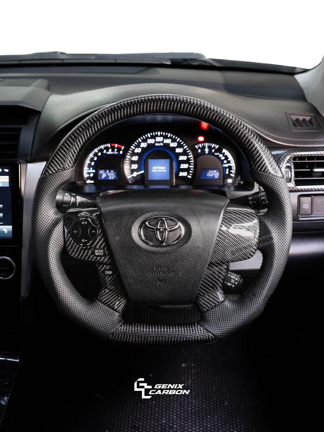 Toyota Camry 2011+ Custom Carbon Fiber Steering Wheel