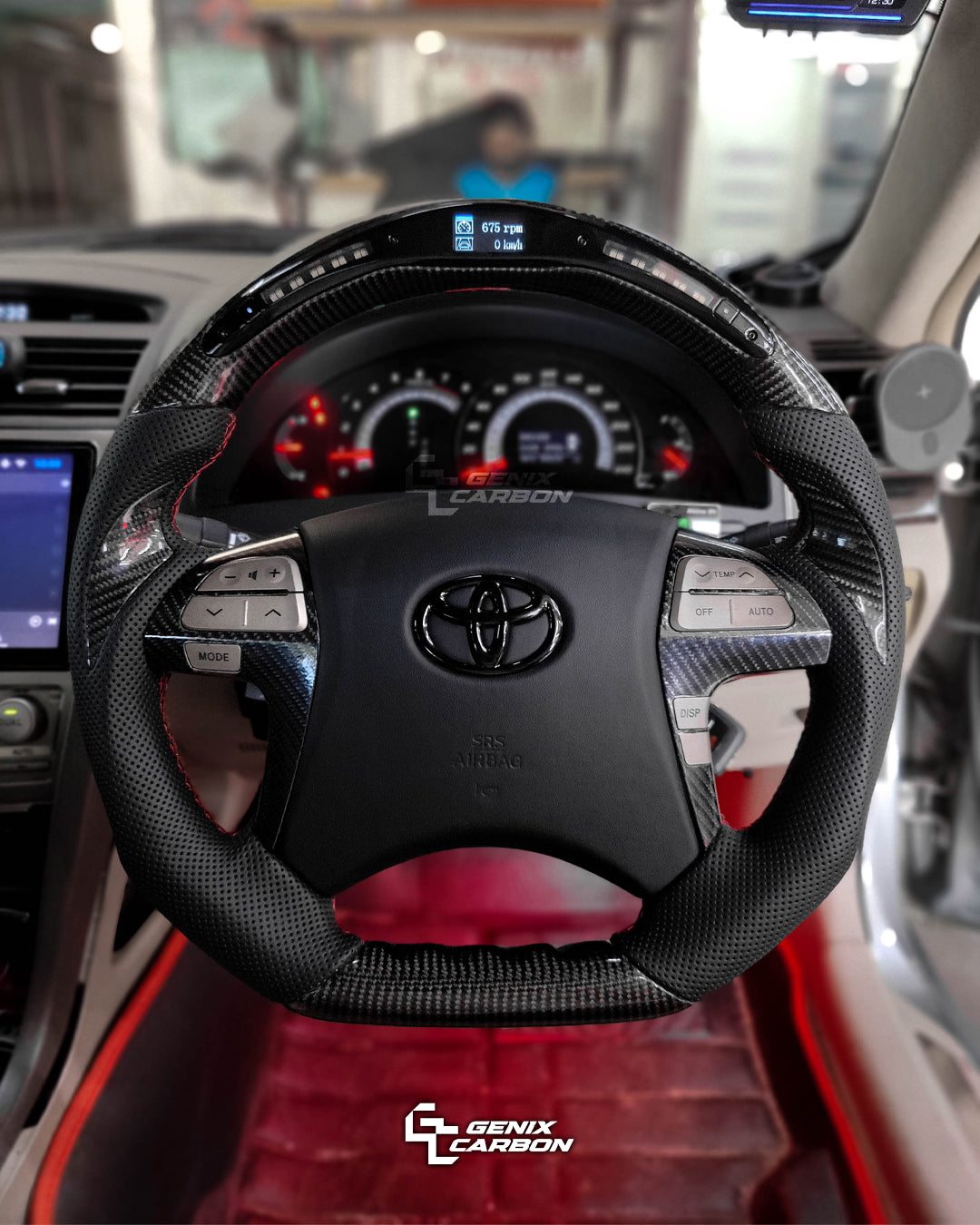 Toyota Camry 2006+ Carbon Fiber Steering Wheel