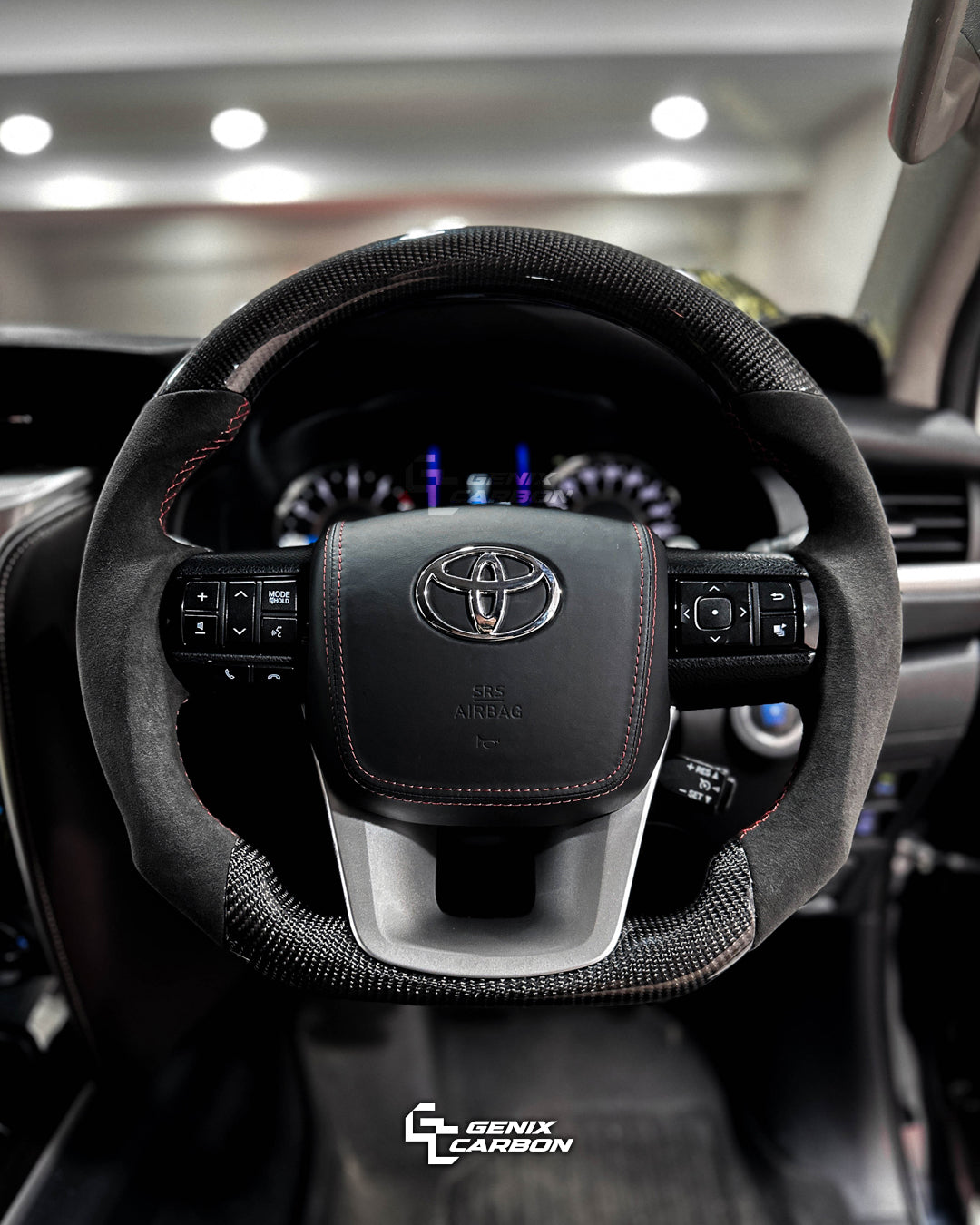Toyota Hilux 2015+ | Fortuner 2015+ Carbon Fiber Steering Wheel