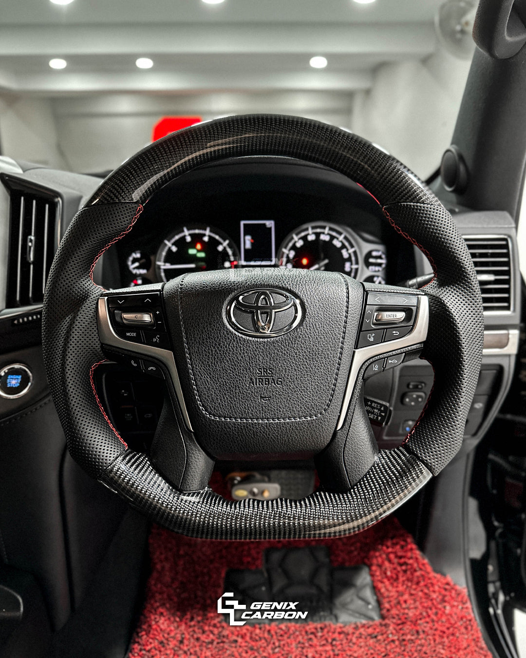 Toyota Landcruiser 2016+ Carbon Fiber Steering Wheel