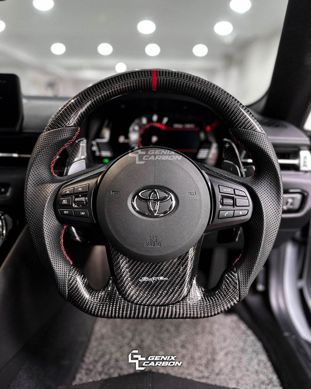 Toyota Supra MK5 Carbon Fiber Steering Wheel