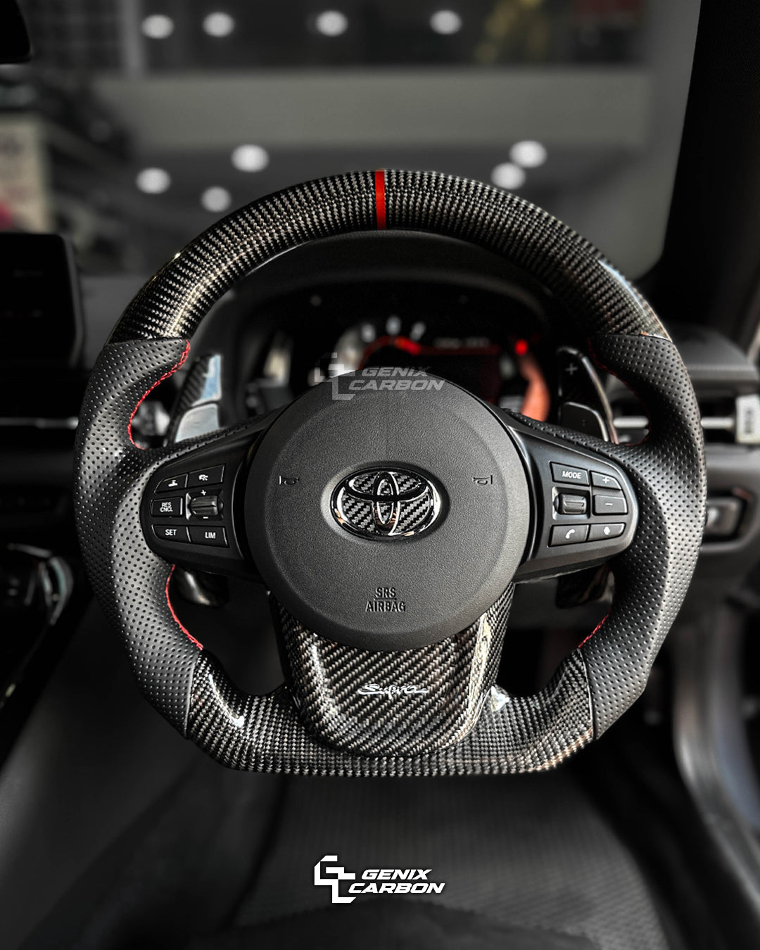 Toyota Supra MK5 Carbon Fiber Steering Wheel