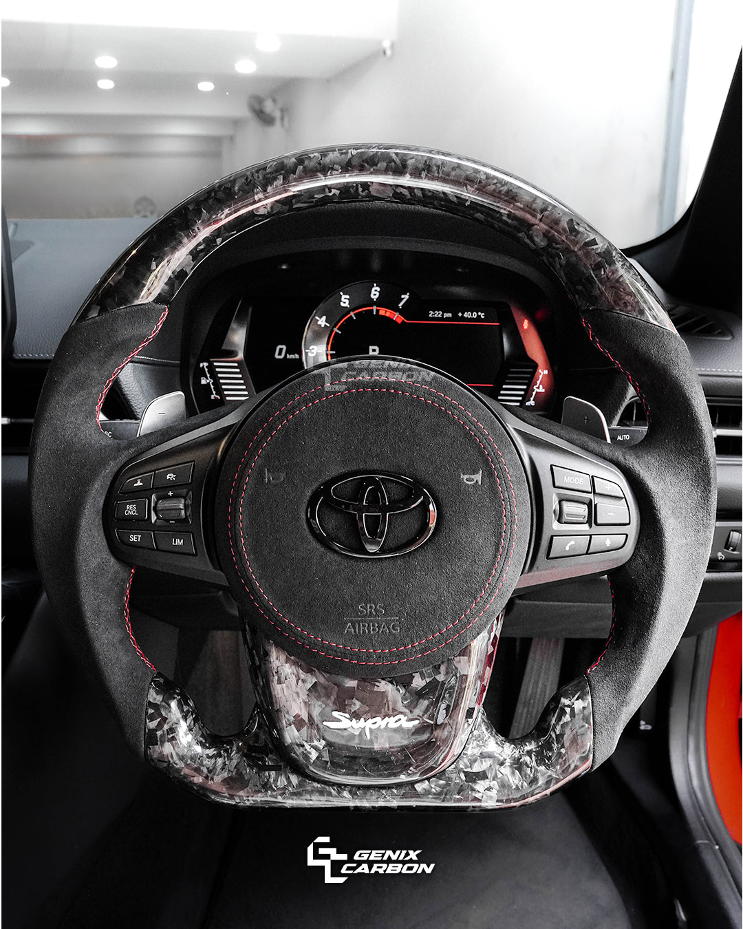 Toyota Supra MK5 Carbon Fiber Steering Wheel