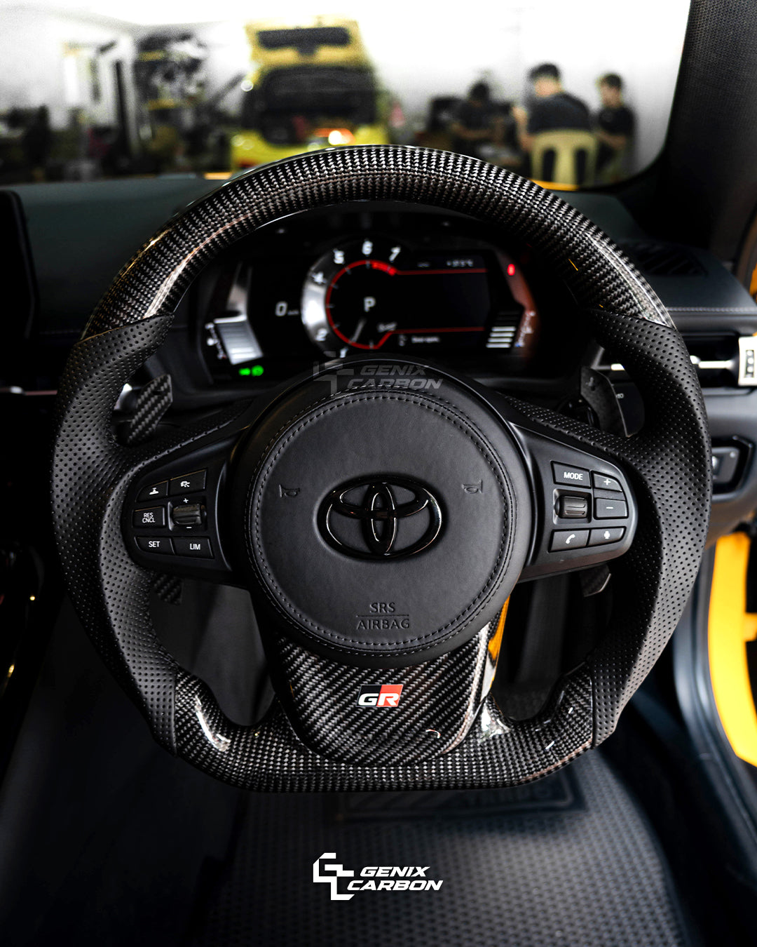 Toyota Supra MK5 Carbon Fiber Steering Wheel