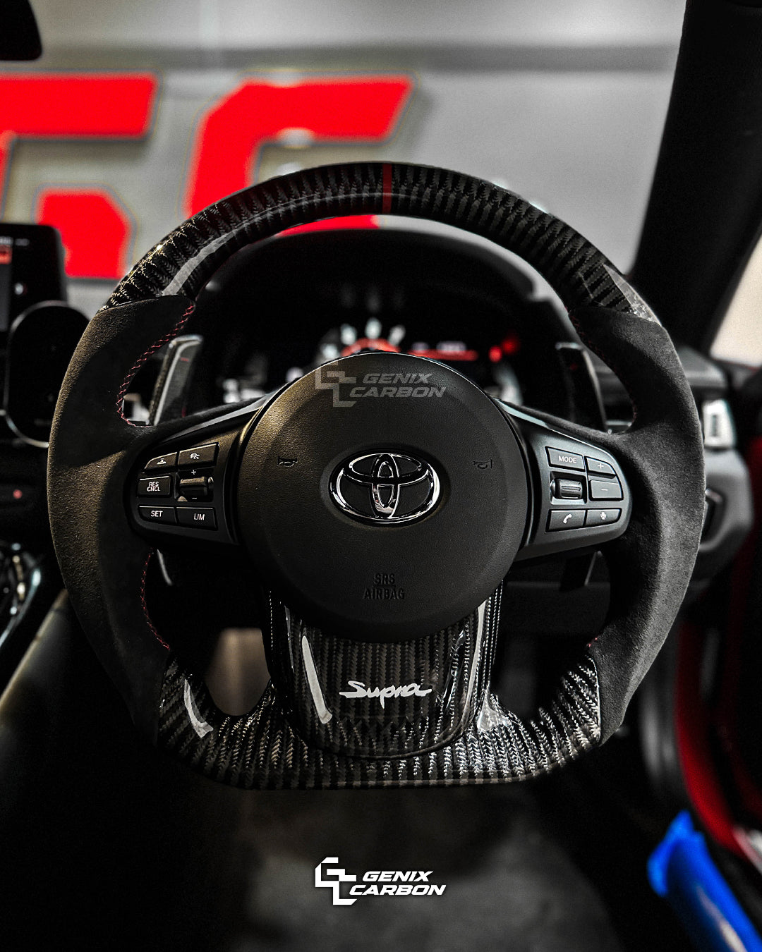 Toyota Supra MK5 Carbon Fiber Steering Wheel