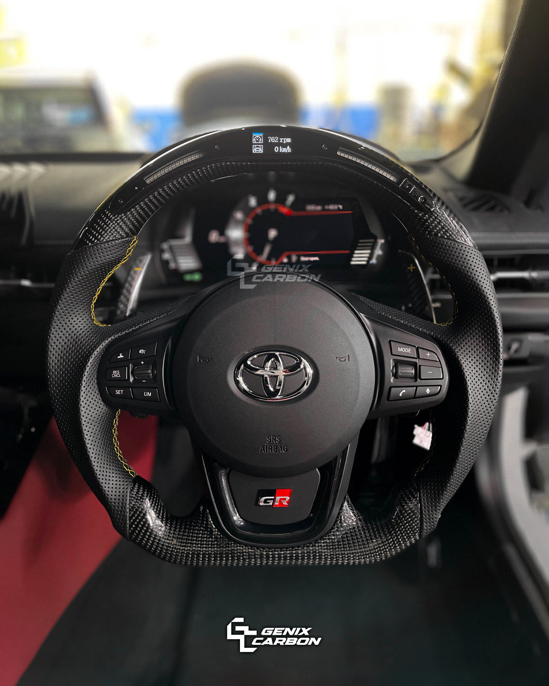 Toyota Supra MK5 Carbon Fiber Steering Wheel