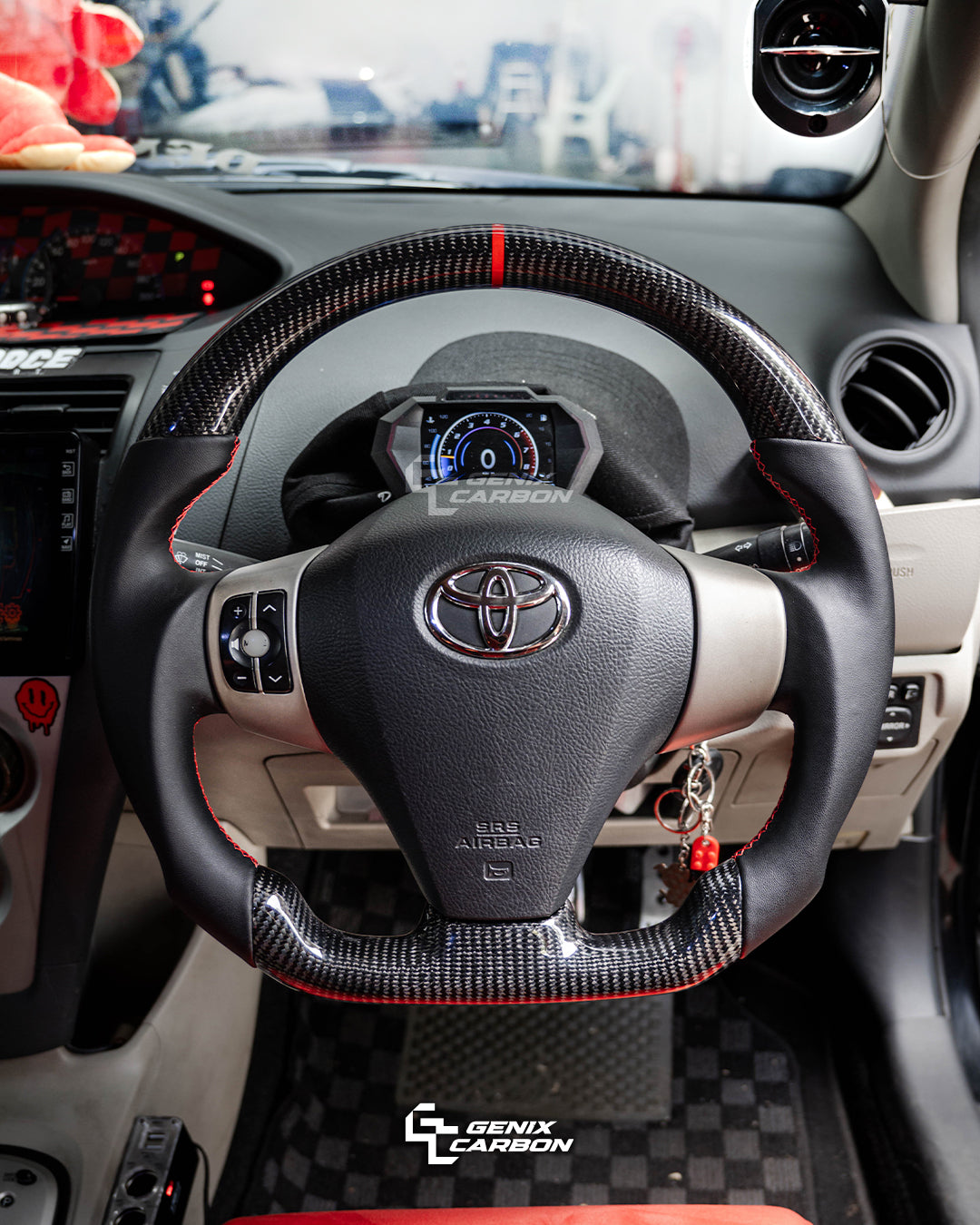 Toyota Vios (NCP93) 2007+ Carbon Fiber Steering Wheel