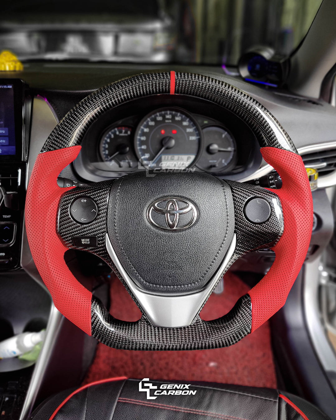 Toyota Vios (NCP151) 2019+ | Yaris 2019+ Carbon Fiber Steering Wheel