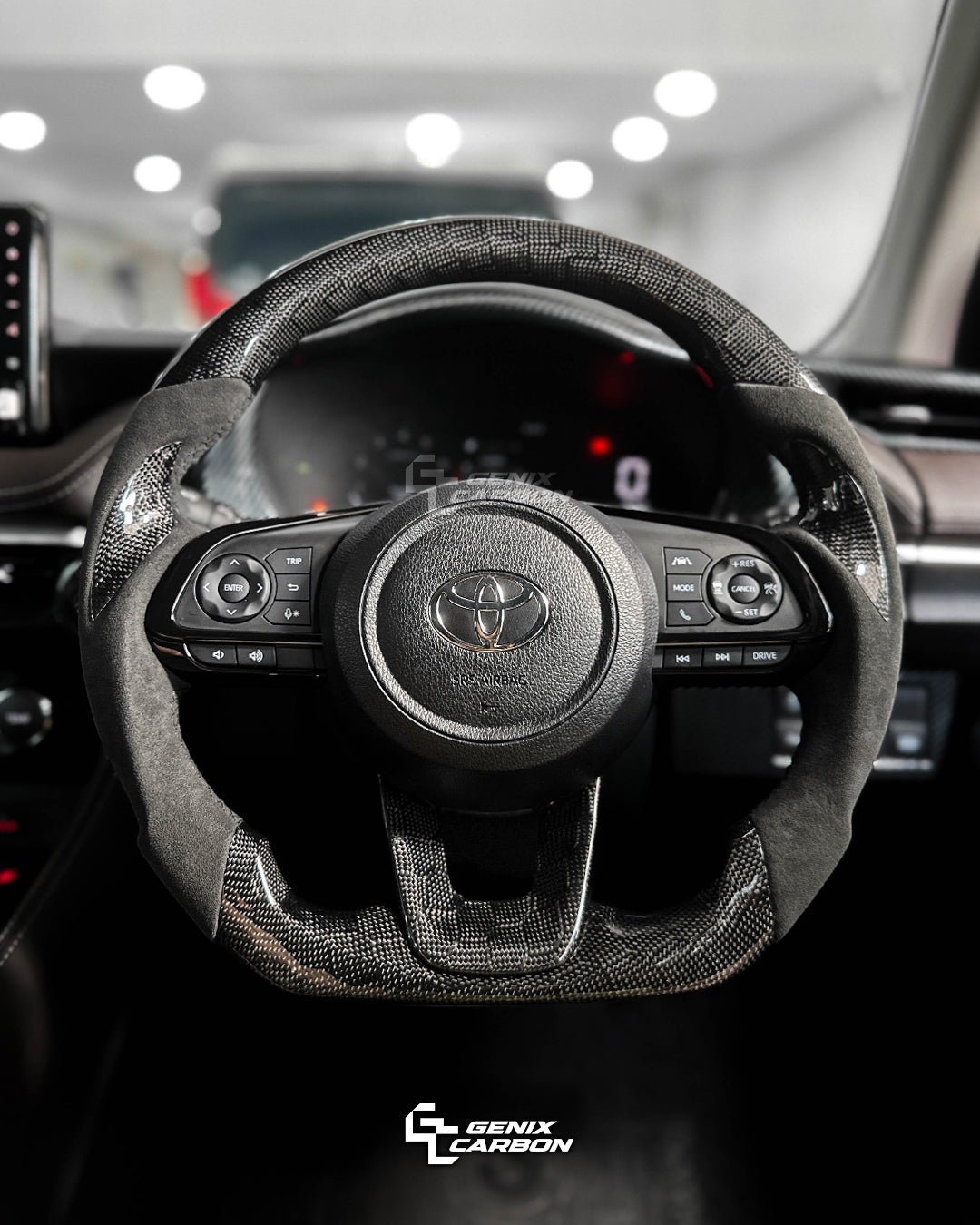 Toyota Vios 2022+ Custom Carbon Fiber Steering Wheel