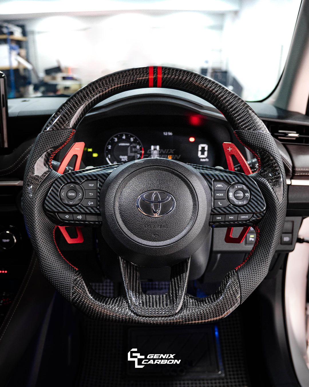 Toyota Vios 2022+ Custom Carbon Fiber Steering Wheel