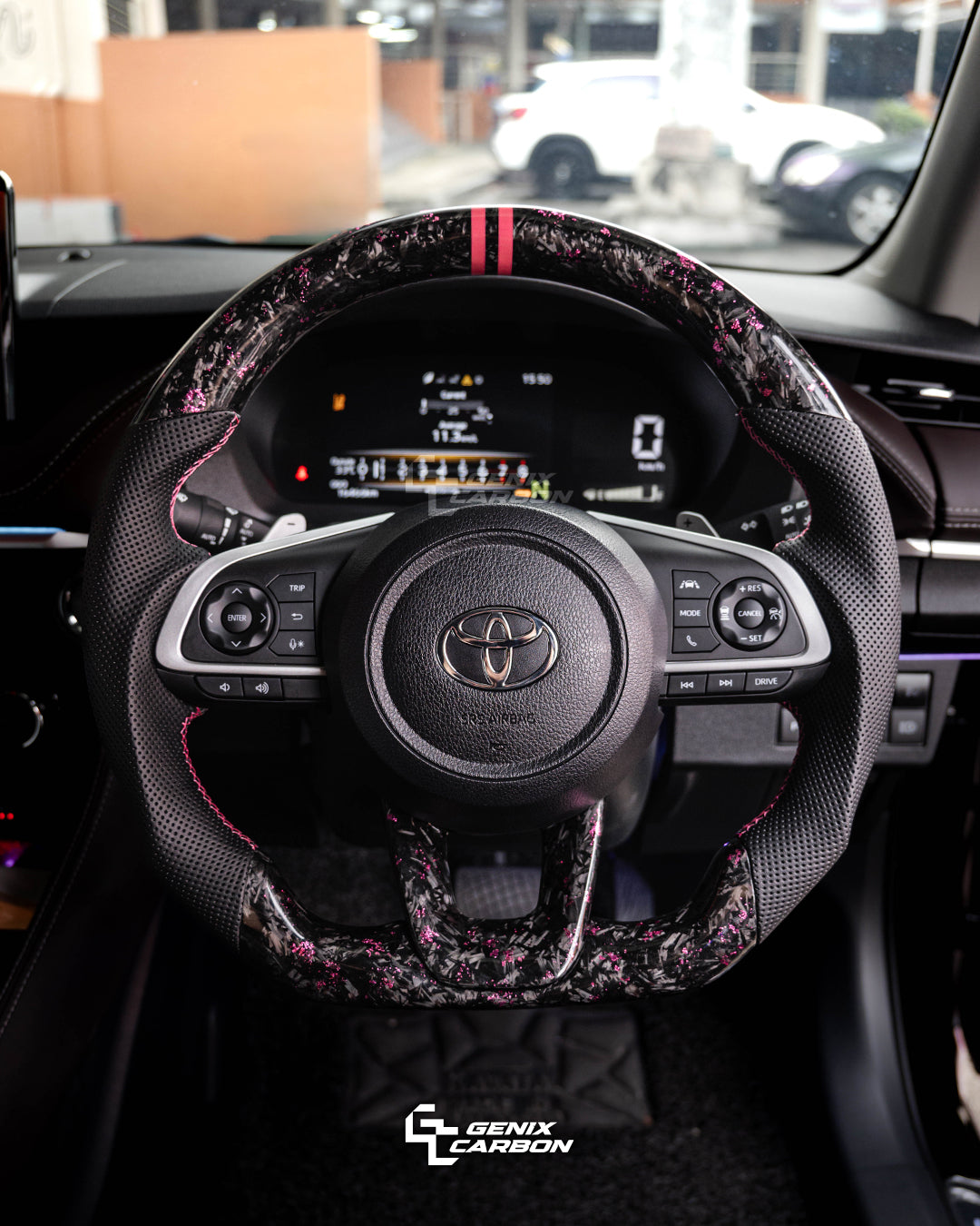 Toyota Vios 2022+ Custom Carbon Fiber Steering Wheel