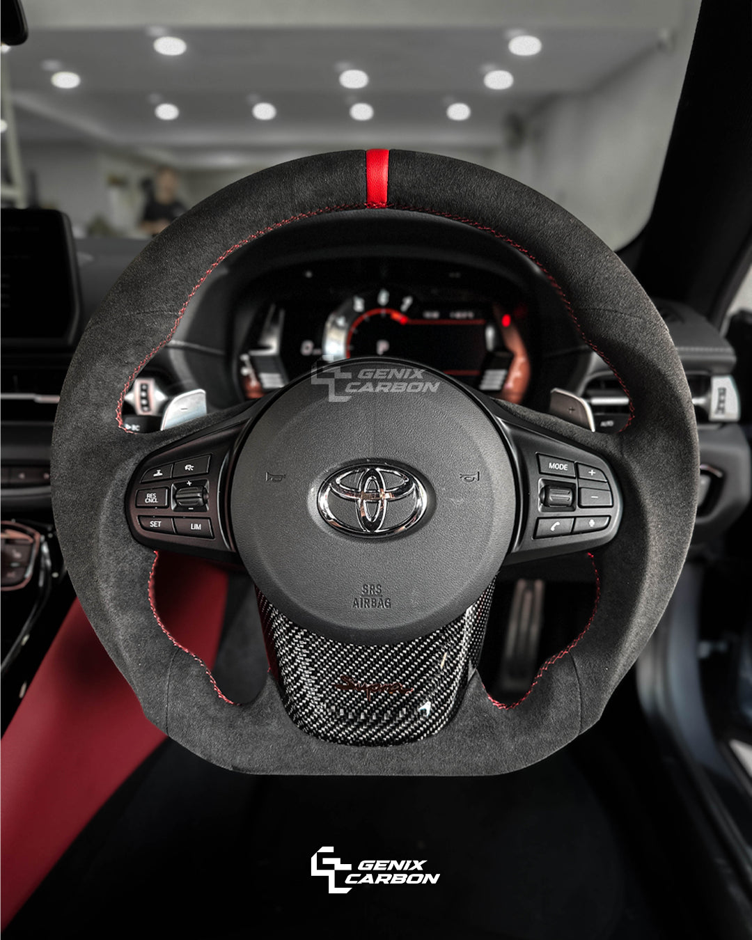 Toyota Supra MK5 Carbon Fiber Steering Wheel