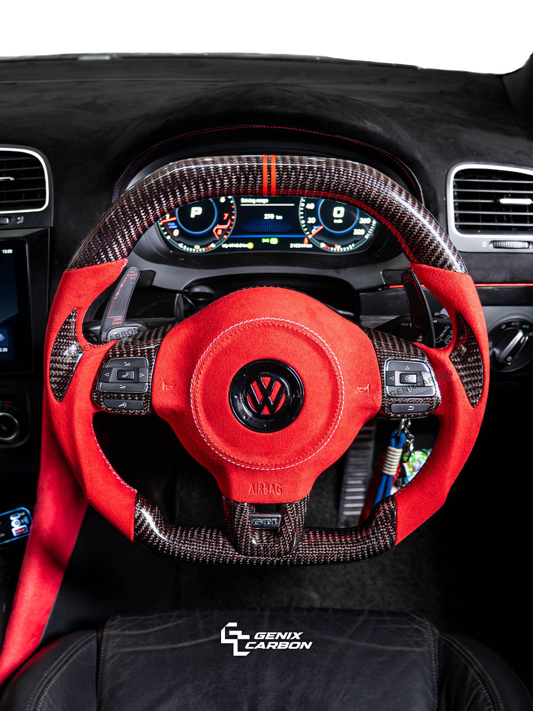 Volkswagen Golf MK6 | Scirocco Custom Carbon Fiber Steering Wheel