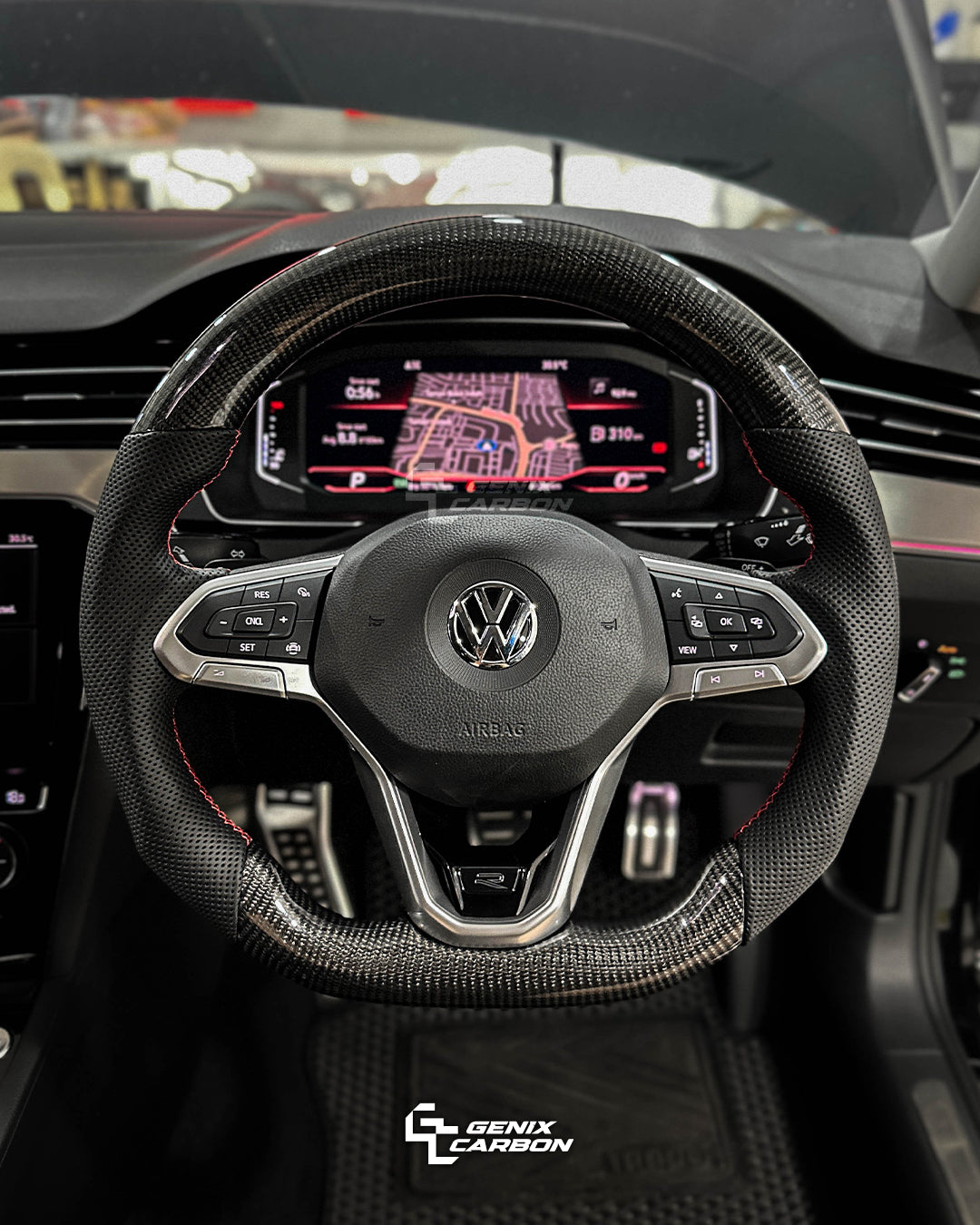 Volkswagen Golf MK8 MK8.5 / Arteon Carbon Fiber Steering Wheel