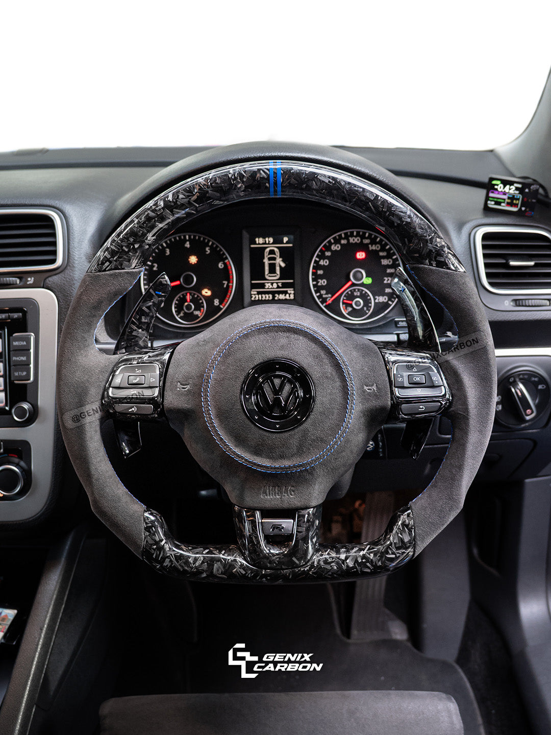 Volkswagen Golf MK6 | Scirocco Custom Carbon Fiber Steering Wheel