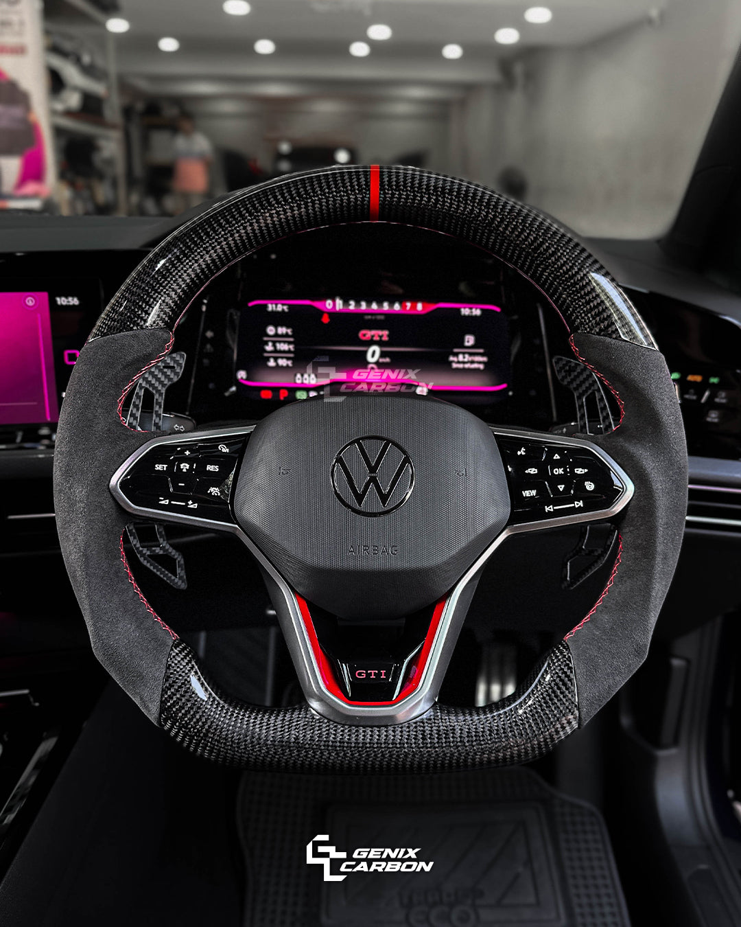 Volkswagen Golf MK8 MK8.5 / Arteon Carbon Fiber Steering Wheel