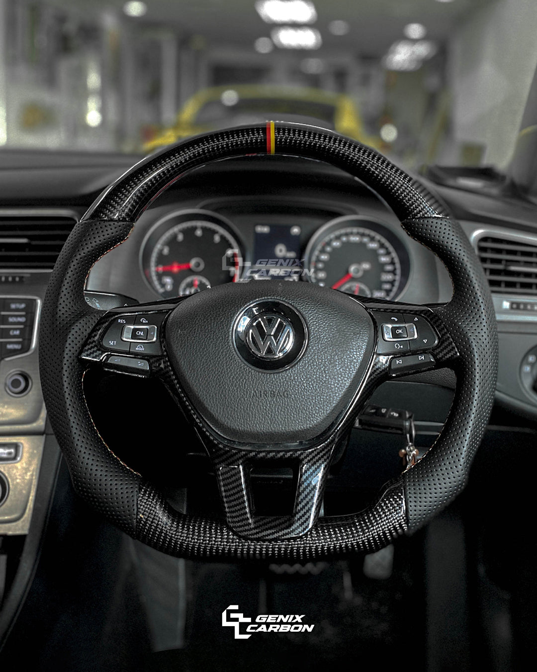 Volkswagen Passat / Polo / Jetta Carbon Fiber Steering Wheel