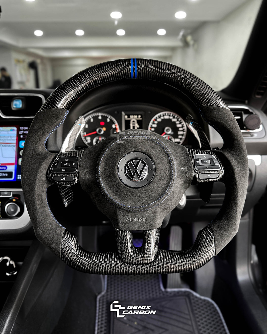 Volkswagen Golf MK6 / Scirocco Carbon Fiber Steering Wheel